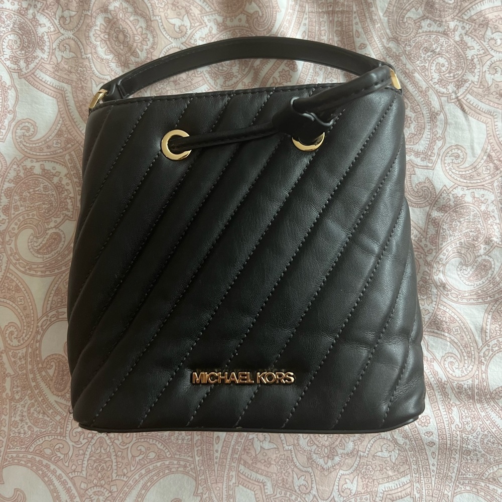 Michael Kors Quilted Bucket Bag